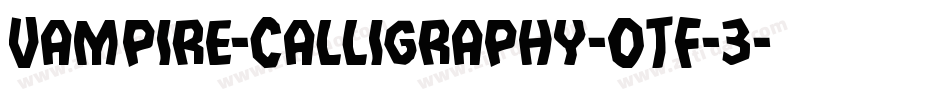 Vampire-Calligraphy-OTF-3字体转换