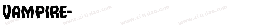 Vampire字体转换