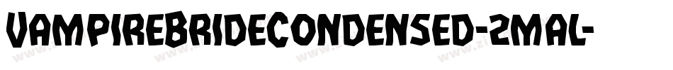 VampireBrideCondensed-2mal字体转换