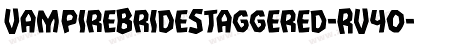 VampireBrideStaggered-RV4o字体转换