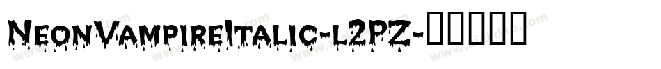 NeonVampireItalic-l2PZ字体转换