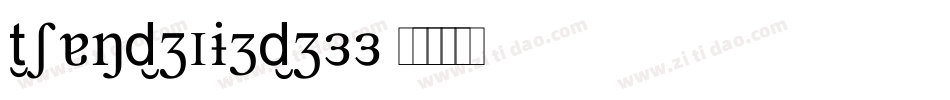 VanDijkDEE字体转换