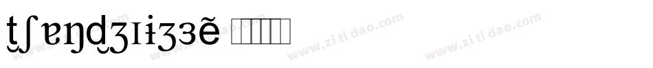 VanDijkEF字体转换
