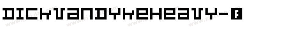 DickVanDykeHeavy字体转换