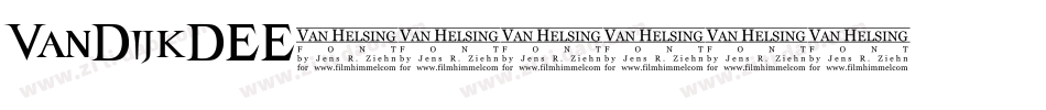 VanDijkDEE字体转换