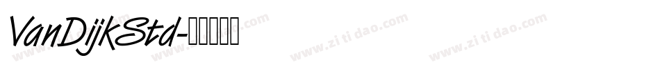 VanDijkStd字体转换