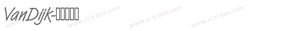 VanDijk字体转换