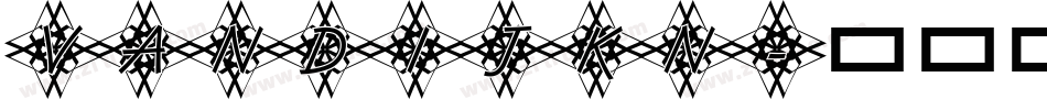 VANDIJKN字体转换