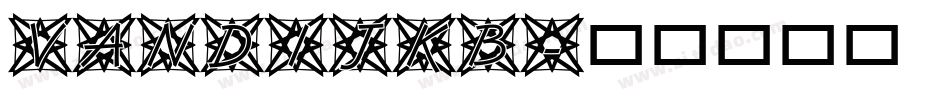 VANDIJKB字体转换