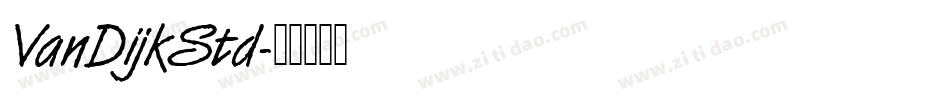 VanDijkStd字体转换