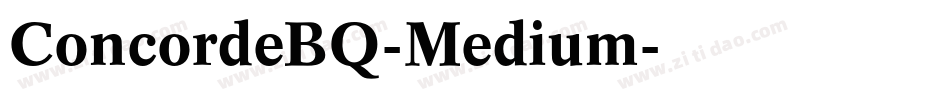 ConcordeBQ-Medium字体转换