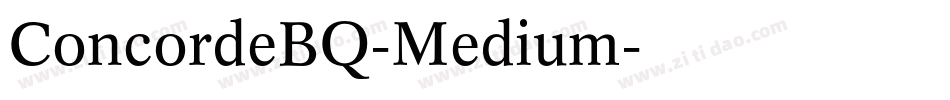 ConcordeBQ-Medium字体转换
