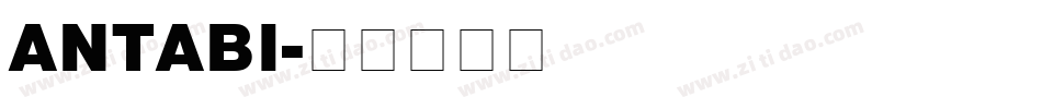 ANTABI字体转换