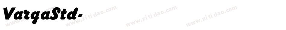 VargaStd字体转换