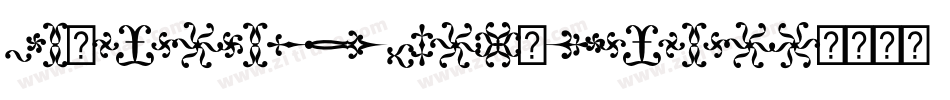 GreymantleMVBStd-Ornaments字体转换