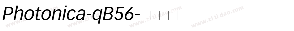 Photonica-qB56字体转换