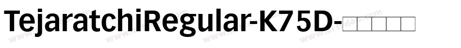 TejaratchiRegular-K75D字体转换