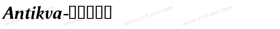 Antikva字体转换