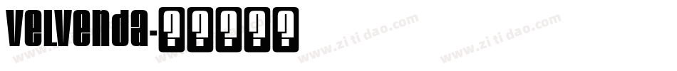velvenda字体转换