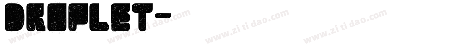 Droplet字体转换