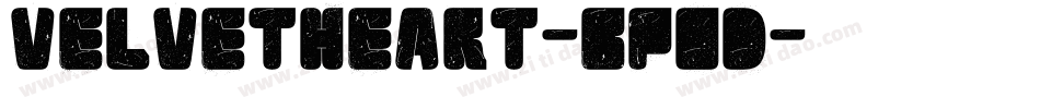 VelvetHeart-BPOd字体转换