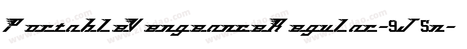 PortableVengeanceRegular-9J5n字体转换