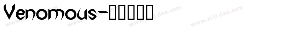 Venomous字体转换