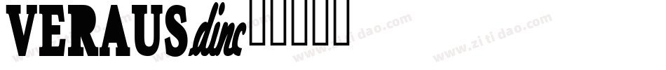 Veraus字体转换