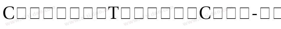 CobleighTitlingCaps字体转换