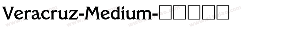 Veracruz-Medium字体转换