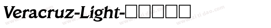 Veracruz-Light字体转换