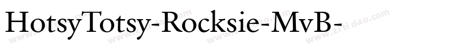 HotsyTotsy-Rocksie-MvB字体转换