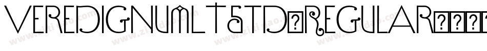 VereDignumLTStd-Regular字体转换