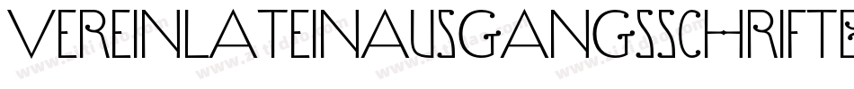 VereinLateinAusgangsschriftBQ字体转换