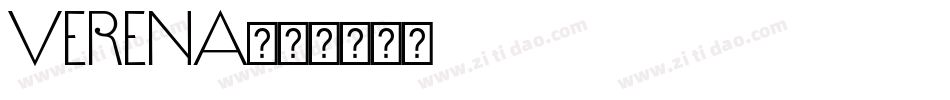 Verena字体转换