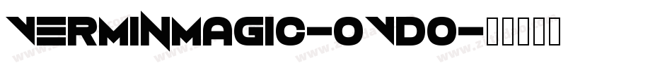 VerminMagic-OVdO字体转换
