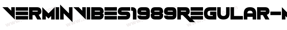 VerminVibes1989Regular-m77m字体转换