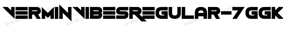 VerminVibesRegular-7GGK字体转换