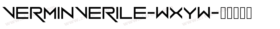 VerminVerile-wXyw字体转换