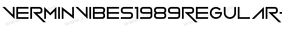VerminVibes1989Regular-m77m字体转换