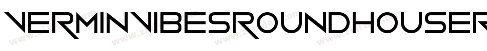 VerminVibesRoundhouseRegular-7D1P字体转换