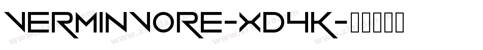 VerminVore-xd4K字体转换