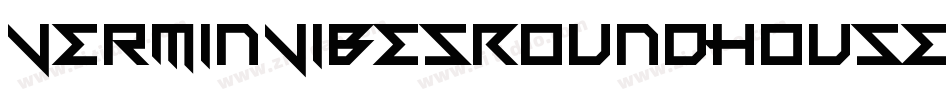 VerminVibesRoundhouseRegular-7D1P字体转换
