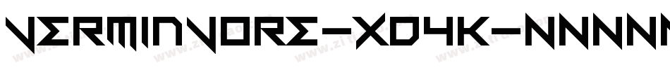 VerminVore-xd4K字体转换