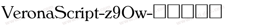 VeronaScript-z9Ow字体转换