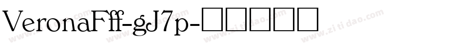 VeronaFff-gJ7p字体转换