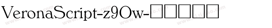 VeronaScript-z9Ow字体转换