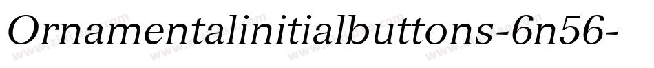 Ornamentalinitialbuttons-6n56字体转换