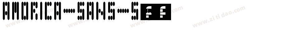 AMORICA-SANS-Stroke字体转换