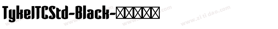 TykeITCStd-Black字体转换
